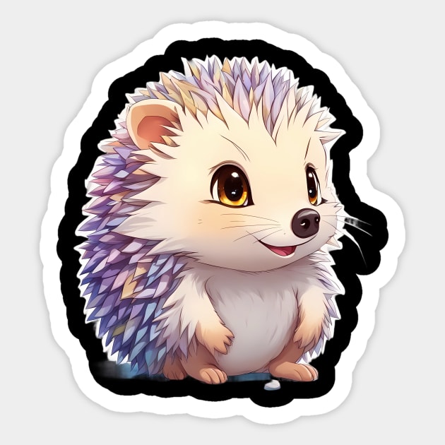 Spikes Smiles Heartwarming Baby Hedgehog Sticker by animegirlnft
